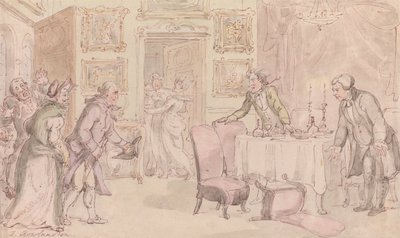 The Vicar of Wakefield: The Surprise by Thomas Rowlandson